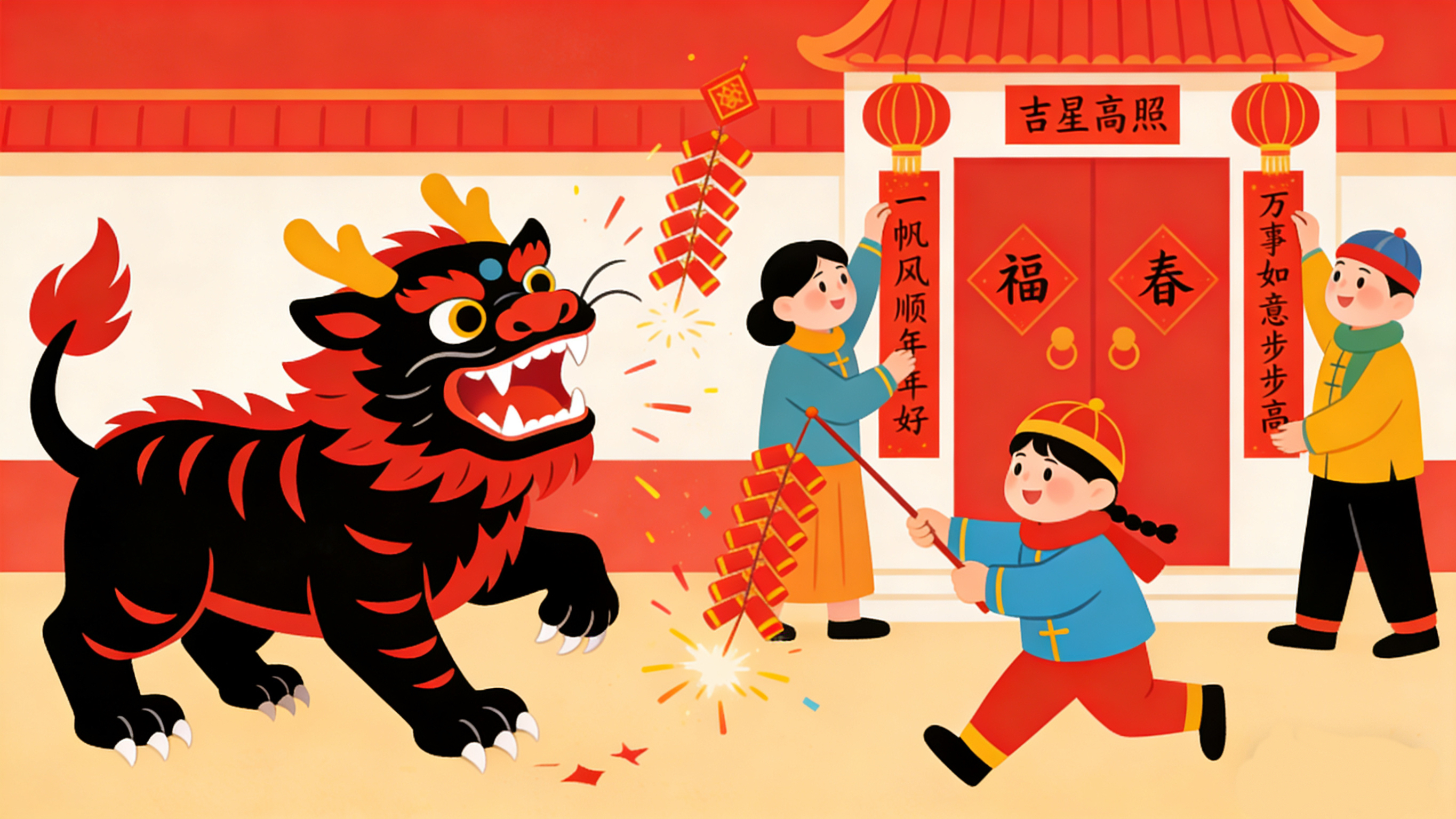 走进中国年丨驱赶年兽，竟是近百年前上海创造的“新年俗”