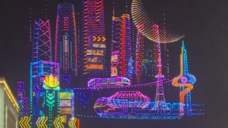 舜耕历山、一马当先……万架无人机点亮泉城夜空