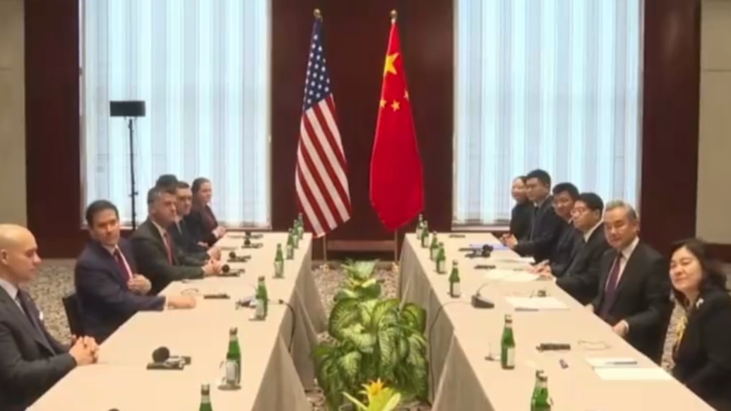 慕安会开幕,王毅在慕尼黑中方驻地会见鲁比奥
