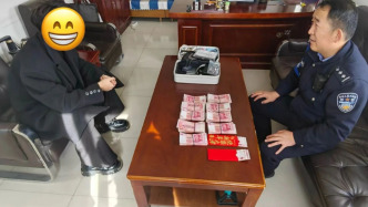 大年初一司机不慎将9万元遗落加油站，兰州警方连夜寻回