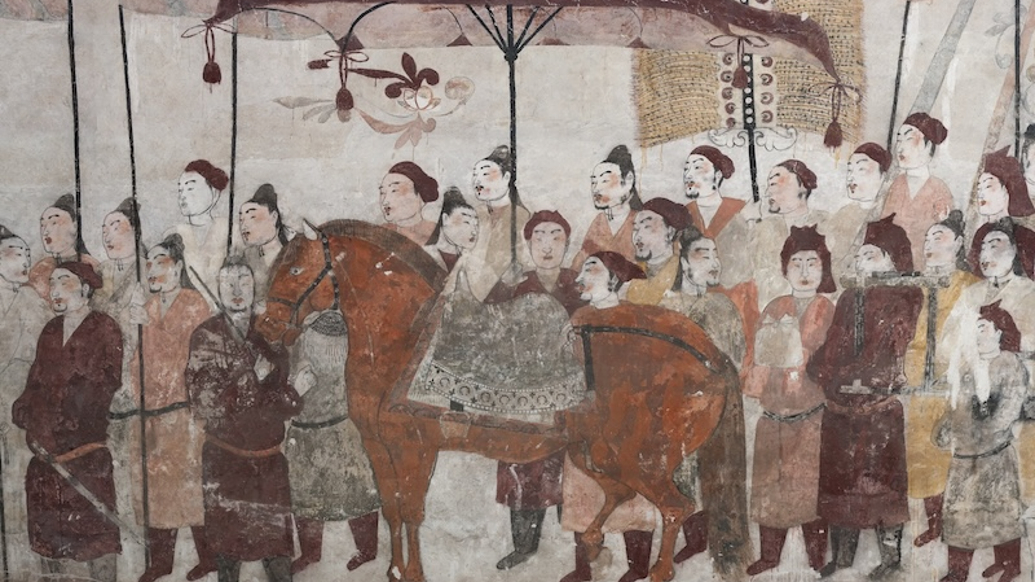 寻马记｜北齐壁画博物馆里的86匹骏马