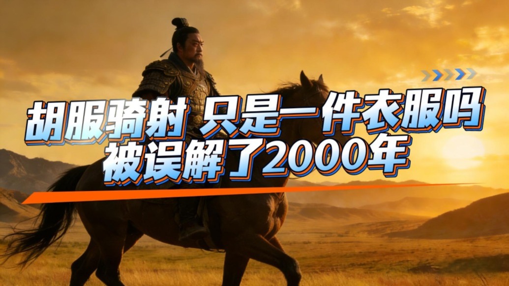 马年说马:胡服骑射,被误读2000年的改革真相,只是一件衣服吗?