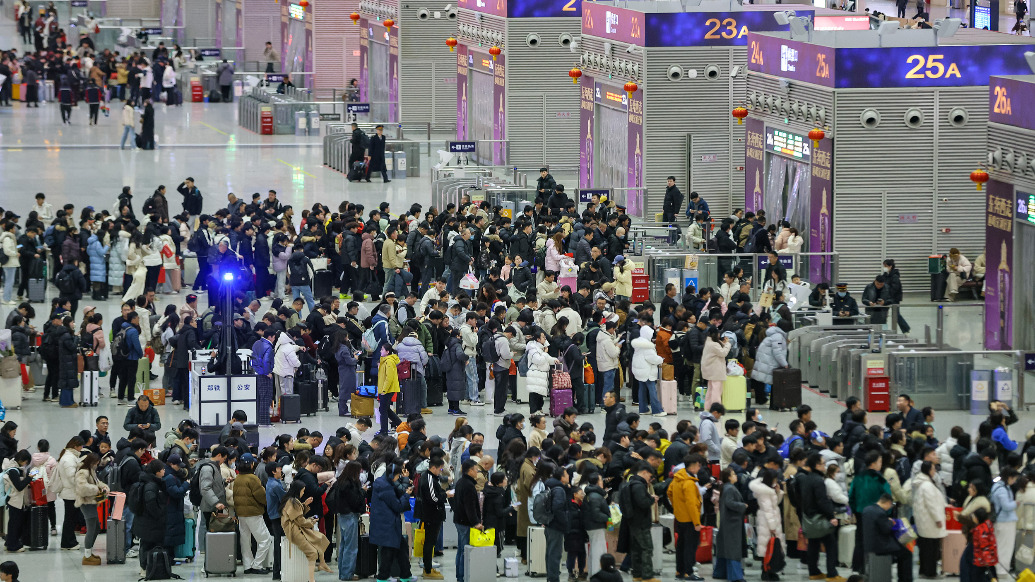 长三角铁路返程客流持续增加，今日预计发送旅客295万人次