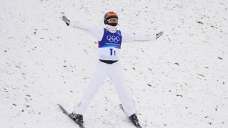 冬奧會自由式滑雪空中技巧混合團(tuán)體決賽，中國隊收獲銅牌