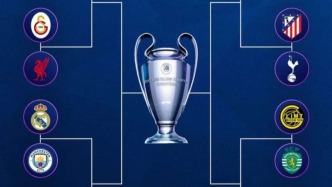 欧冠1/8赛抽签揭晓，皇马曼城连续第五年淘汰赛相遇