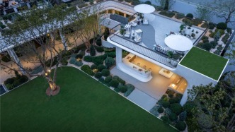 绿城·潮鸣外滩艺境美学示范区盛装绽放