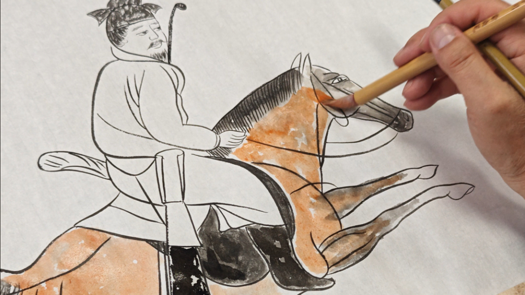 尋馬記｜如何臨摹唐代壁畫中的馬