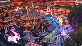 上海豫园灯会收官：六大灯区总客流600万人次，外国游客占10%