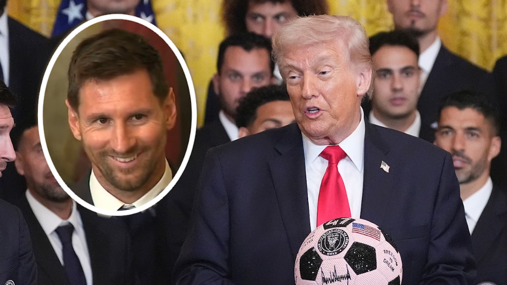 特朗普夸梅西強過貝利，還稱C羅也很棒！梅西在一旁表情亮了