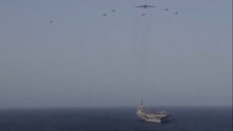 伊朗称向美军“林肯”号航母发射导弹