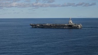 美官员称“福特”号航母已从东地中海调往红海