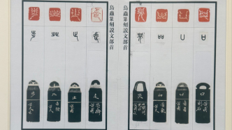 540 方印章刻尽汉字部首，用鸟虫篆印刻的汉字太美了