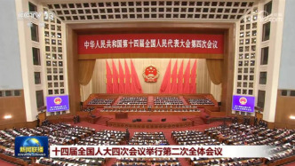 十四届全国人大四次会议举行第二次全体会议 习近平等出席