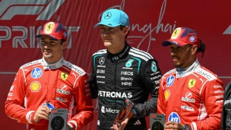 F1上海站沖刺賽：拉塞爾奪冠，法拉利車隊位居二三