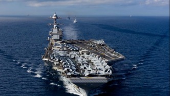 美媒：“福特”號航母大火燒了30小時才被撲滅