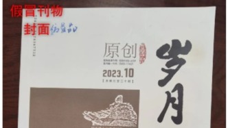 文学期刊《岁月》打假：假杂志恶意仿冒版式，非法收取高额费用