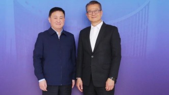 中國人民銀行行長潘功勝會(huì)見香港特區(qū)政府財(cái)政司司長陳茂波一行