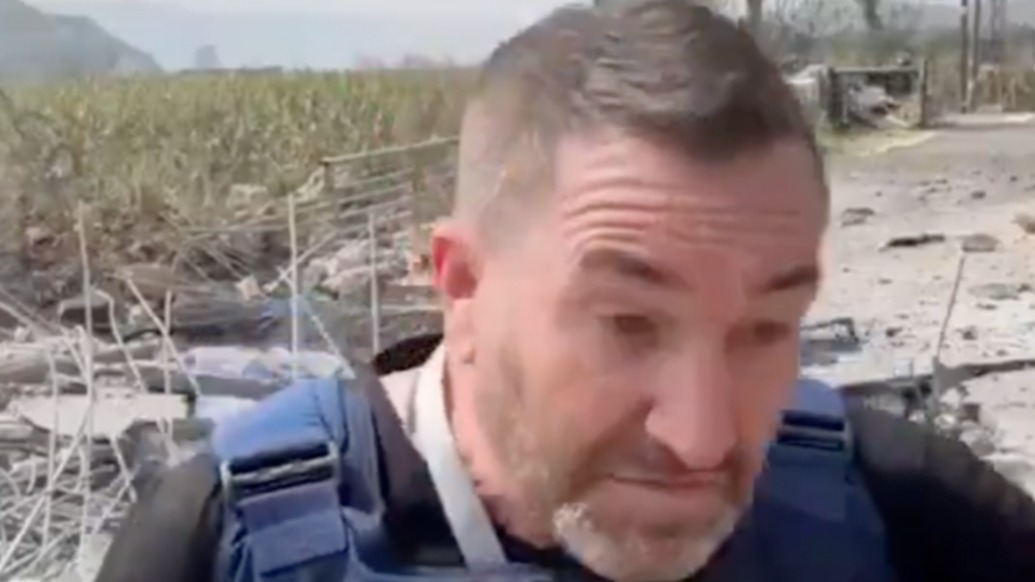 生死一瞬！俄媒記者報道途中遭以軍轟炸，聽到呼嘯聲至爆炸僅2秒