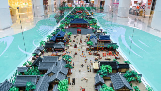 魔都眼｜全球最大！26.5米長(zhǎng)的樂(lè)高《清明上河圖》亮相