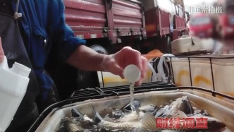 央視曝光商販運輸活魚時加麻藥，重慶市場監(jiān)管局通報