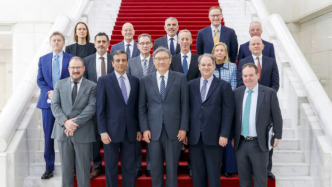 商务部部长王文涛会见美中贸易全国委员会会员企业代表团