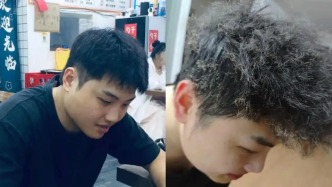 00后輔警沖進火場逆行救火頭發(fā)被燒焦，笑稱“免費燙頭，值了”