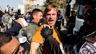 警方與抗議者發(fā)生沖突，以色列多地抗議多人被捕