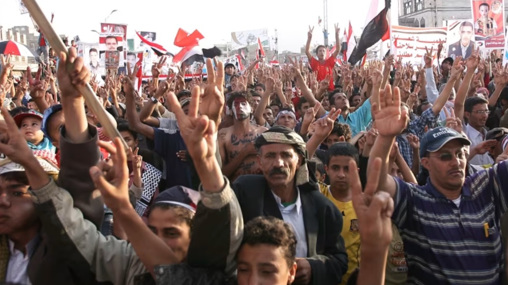 也门民众大规模集会声援伊朗