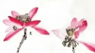 写意荷花花头的画法解析