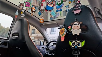 網(wǎng)約車司機(jī)打造“拼豆主題車廂”：都是自己和妻子拼的，有乘客覺得眼前一亮