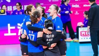 時隔25年再奪冠！上海女排擊敗江蘇女排登頂排超聯賽