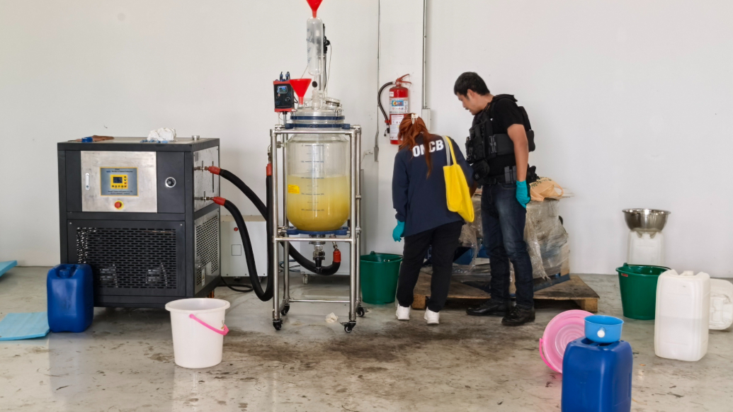 中泰越联合缴获5吨制毒原料，抓获41人