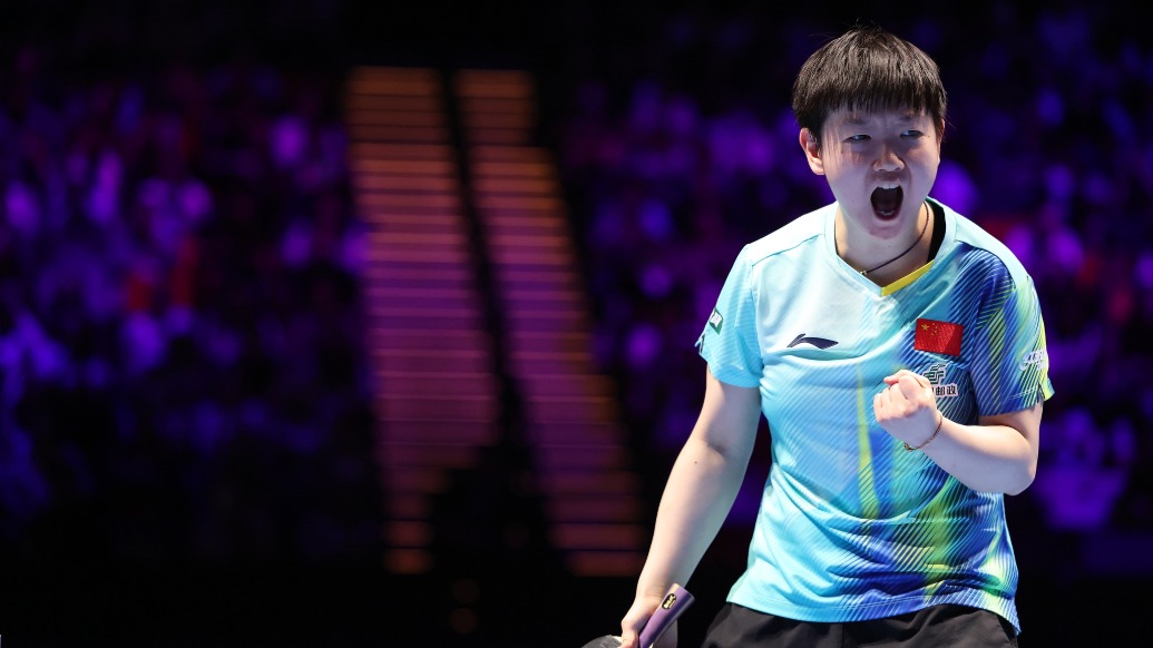 大心脏！孙颖莎决胜局逆转汉娜·高达，晋级世界杯四强