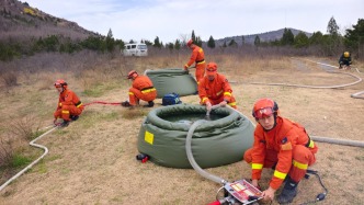郑州消防机动支队完成登封森防演练，联合属地消防进校宣传