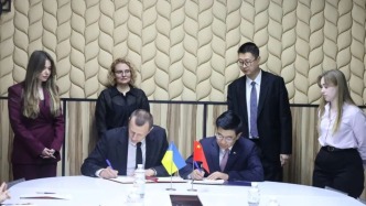 中烏簽署烏克蘭小麥粉輸華議定書(shū)