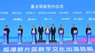 政策、資金、算力、空間都提供！臨港新片區(qū)啟動數(shù)字文化出海戰(zhàn)略
