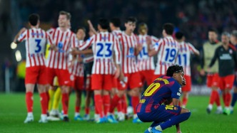 主場0比2落敗，巴薩被馬競逼到懸崖邊緣