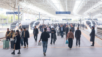 一季度全国铁路发送旅客11.33亿人次，同比增长5.5%