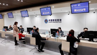 一季度1.85億人次出入境，同比上升13.5%