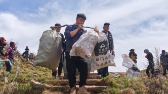 澎湃回聲｜官方回應(yīng)“南太行”部分徒步野線垃圾遍地：已上山清理，見底為止