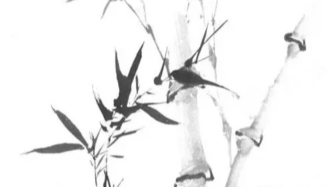 墨竹的写意画法