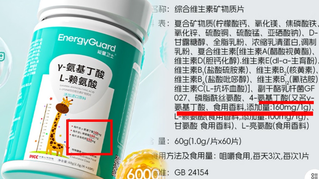 澎湃回声｜“能量卫士”被曝用香精代入γ-氨基丁酸后：市监局介入，品牌方承诺整改
