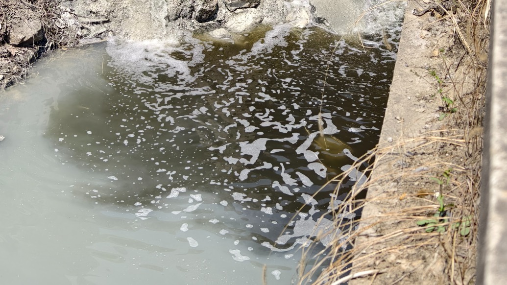 马上看丨山东临沂一乡村河道遭排污：水体黑白分层，气味刺鼻