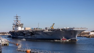 美國(guó)又一艘核動(dòng)力航母著火，三名人員受傷