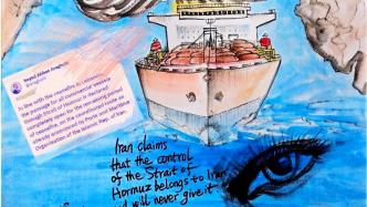 李公明｜一周畫(huà)記：霍爾木茲海峽剛開(kāi)放又控制了，AI“人生切割術(shù)”