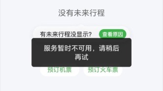 航旅縱橫APP“崩了”？有人被卡登機口，客服：正在維護中