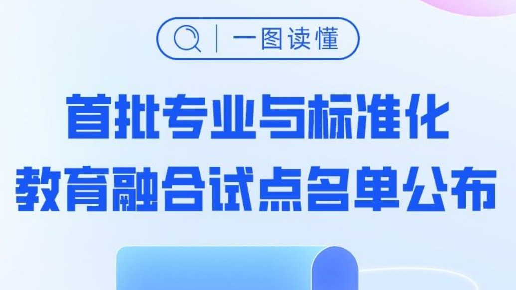 覆盖253所高等院校，两部门公布首批“专业与标准化教育融合试点”名单