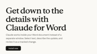 Claude進(jìn)了Word，但“修訂模式”不是新發(fā)明