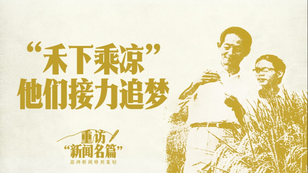 重访“新闻名篇”｜“禾下乘凉”，他们接力追梦