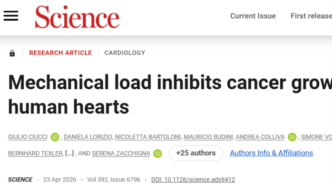 《科学》：心跳镇住癌细胞！科学家发现，心脏搏动产生的机械负荷，会影响癌细胞表观遗传，抑制癌细胞增殖丨科学大发现
